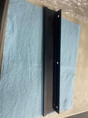 Emtek 87140US19 Edge 10″ C-to-C Finger Cabinet Pull – Flat Black