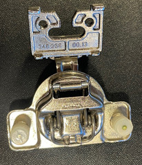 NEW! MEPLA Hinge – 9M – Nickel Face Frame w/ 348.258.00.13 Mounting Plate