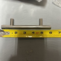 30 Stainless Steel T Bar Pulls Kitchen Cabinet Handles 3 1/2″ center 6″ overall