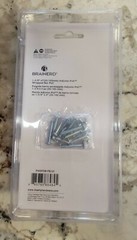 Brainerd Wrapped Bar Adjusta Pull 4Pack Matte Black Rectangular Bar Drawer Pulls