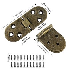 Heavy Duty Folding Table Hinges3.1 x 1.5inch Zinc Alloy Table Folding Flip To…