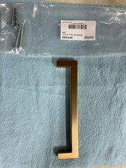 Emtek 86707US4 Warwick Cab Pull 6″ C-to-C Satin Brass