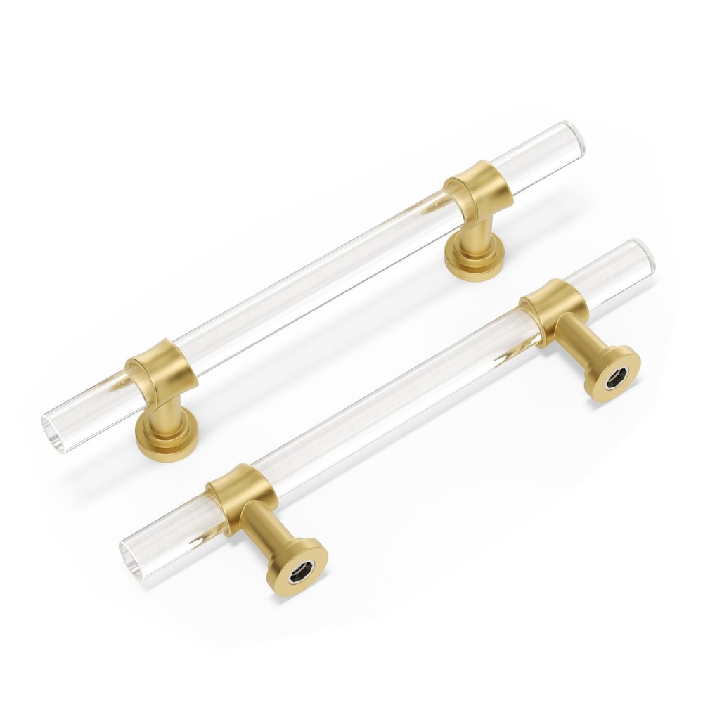 Peaha 30pk Brass Drawer Pulls 4in Gold Matte
