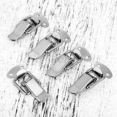 Classic Wood Chest Box Latch Spring Loaded Toggle Case Chest Trunk Catch & Screw