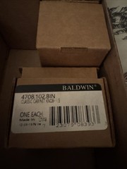 6 BALDWIN 4708.102.BIN CLASSIC CABINET KNOB 1.5″ DIAMETER OIL RUBBED BRONZE NEW