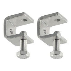 C-clamp Jaw U-shaped Clip Silver for TIGER Clamp With Screw 0-20mm