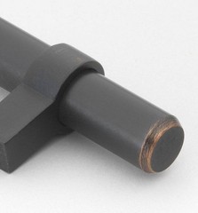 Glide Rite2-1/4 in. Steel Oil Rubbed Bronze Finish T-Bar Cabinet Knobs… X10