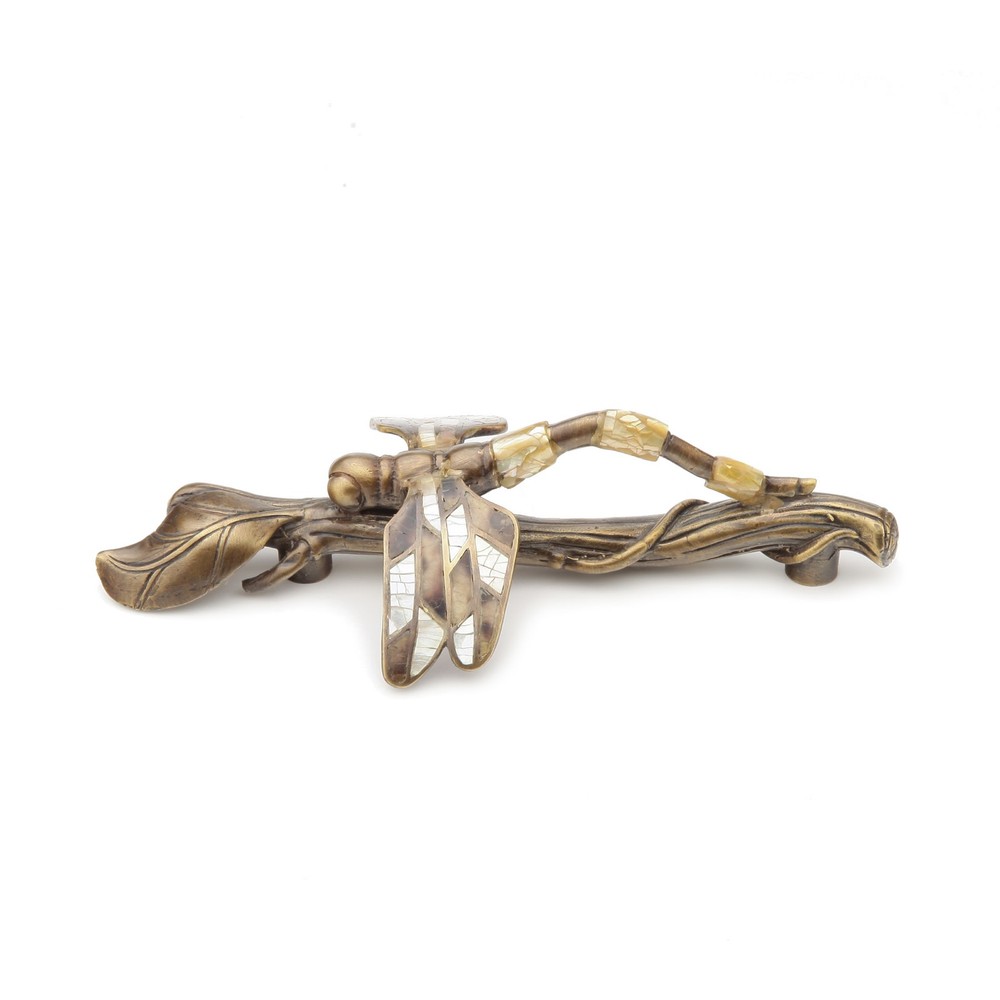 Schaub and Company 892 Nature 3-1/8″ Center to Center Dragonfly – Mother Of