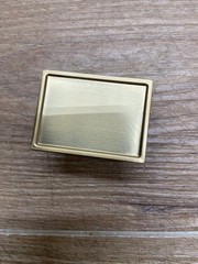 Lot of 8 Signature Hardware SH553258GC Rectangular Cabinet Knob Golden Champagne