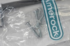 Lot of 10 Amerock Destine 5-1/16″ Center Pulls Matte Black Polished Chrome