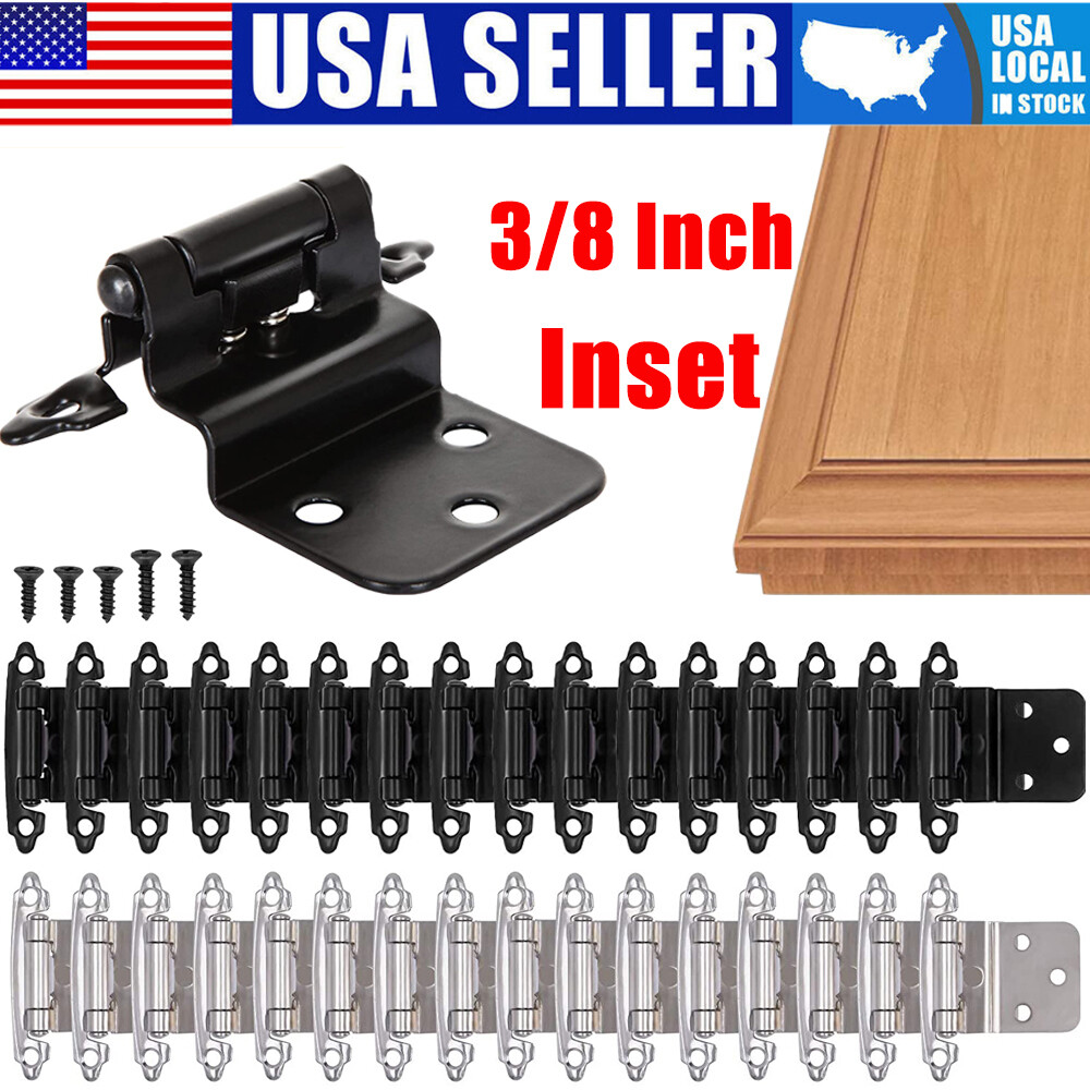 3/8 inch Inset Cabinet Hinge Self Closing Face Mount Cabinet Hinges Hardware