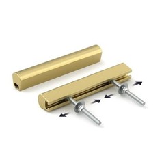 Pack Adjustable Drawer Pulls Gold 1 in to 4 in (25-102 mm) 10 Matte Gold