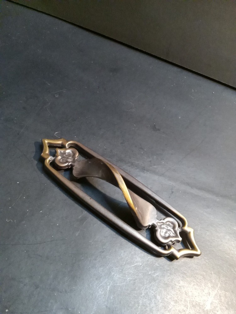 Vintage Amerock Monterey Antique English 3″cc Cabinet Arch Pull Handle BP188-AE