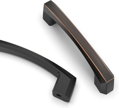 Asidrama 2 Pack 3 Inch(76mm) Oil Rubbed Bronze Kitchen Cabinet Handles, Cabinet