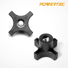 5 Pack 5/16″-18 4 Point Knobs, Threaded Clamping Knobs for T Track & Table Sa…