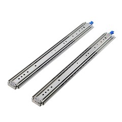 26 Inch Locking Drawer Slides 500lb Load – Side Mount Ball Bearing Slides