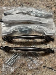 Five Pack Oil Rubbed Bronze Antique Look Cabinet Hardware 5.25 Centers.