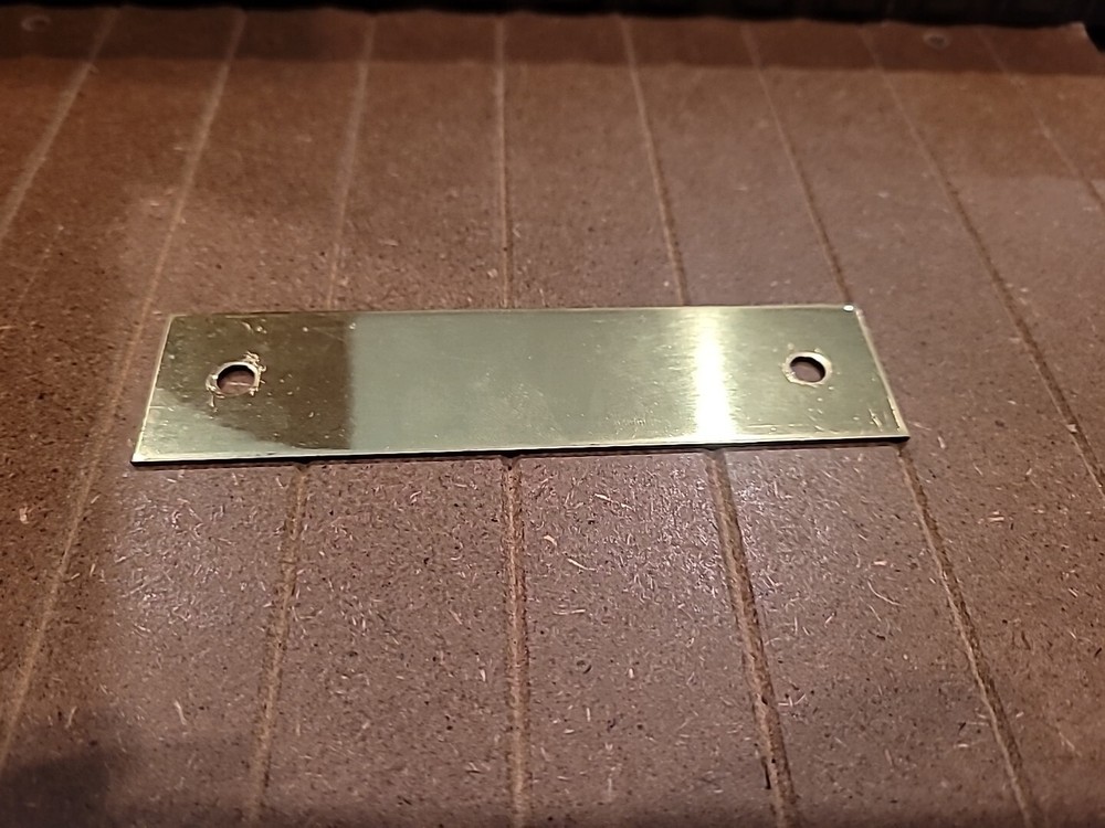 Baldwin 4942-030 Polished Brass Pull Backplate 3.5 In CC