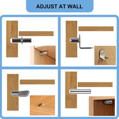 104Pcs Shelf Pins Pegs 4 Styles Kitchen Cabinet Shelf Support Pins Support Pegs