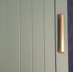 Asidrama 10 Pack 5 Inch(128mm) Champagne Gold Cabinet pulls Kitchen Handles