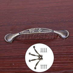 24 x Bronzy Vintage Cabinet Drawer Door Handles Pulls 3.78inch w/ Screw