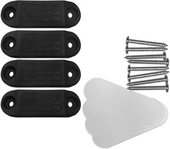 RV Magnetic Door Catch – Black 2-Pair – Strong Magnetic Hold, Rust Proof, Black