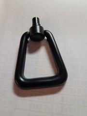 Lot of 8 Drop Pull Mission Style Black Iron Finish Cabinet Door / Drawer Handle