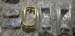 Glass Door Handles Set – Hardware Included – Brand New CRL- All included