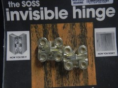 SOSS Invisible Hinge #100 Universal Products Metal Min. 1/2″ Wood USA NOS