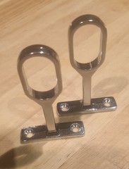 Wardrobe Hang Rail Support For Oval Shape Rod