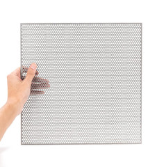 Perforated Stainless Steel Sheet – 12” X 12” X 0.06″(16 GA), Steel Perforated