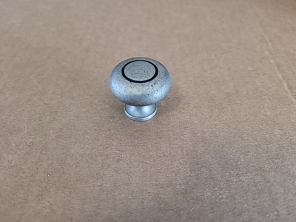 Colonial Bronze #1920 Distressed Pewter 1.25 In Round Knob For Cabinets