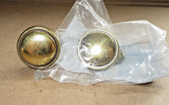 Belwith P303-LP Brass 1 1/8″ dia. Cabinet Knob Pulls NOS (lot of 2)