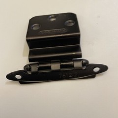Amerock Oil-Rubbed Bronze 3/8 in Inset Cabinet Hinge (2-Pack) (5 pairs)