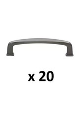 *20* GlideRite 3-3/4 in. Center-to-Center Satin Pewter Deco Cabinet Pulls