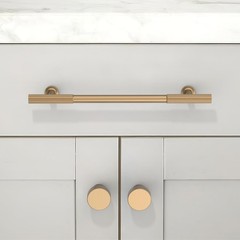 10 Pack Champagne Bronze Cabinet Pulls 6.3 Inch(160mm) Kitchen Cabinet Handles