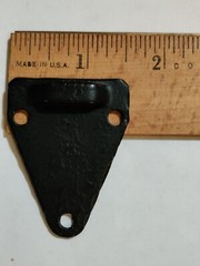 VTG Mckinney Hammered Forged Iron Dead Black 3/8″ Offset Latch Cabinet Hardware