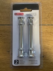 Delta 3” Silverton Pull 2 Pack Polished Chrome Bathroom Cabinet Hardware