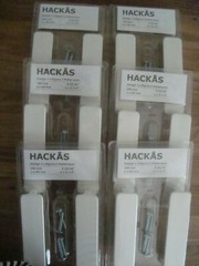 Ikea HACKÅS Handle anthracite HACKAS Handle 3 15/16″ 2 Pack 4 Screws 304.086.82