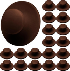 20 Pcs Self-Stick Kitchen Cabinet Knobs Adhesive Drawer Pulls Helper Stick Knobs