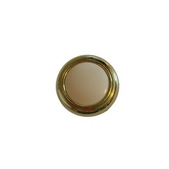 Amerock Cabinet Drawer Knobs with Screws White Ceramic Brass Kitchen Bathroom
