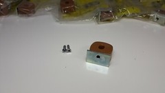 Bulk Lot of 32 Stanley Magnetic Cabinet Catch Tan With Hardware New Old Stock