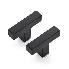 Joy Decor Single Hole Kitchen Knobs – Single Hole – Set of 2 – Black