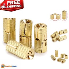 Compact 10mm Brass Barrel Hinges – Ideal for Handcrafted Furniture and Boxes