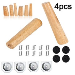 4Piece Sofa Leg Wooden Table Cabinet Leg A Perfect Leg Set For A Modern Home