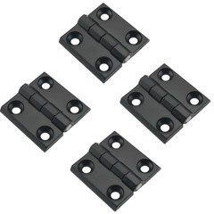 4 PCS 40x40mm Zinc Alloy Thickened Heavy Duty Metal Cabinet Door Hinge Set