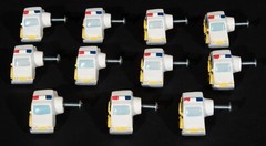 Set of 11 Mini Police Car Drawer Cabinet Dresser Knob Pulls Unused