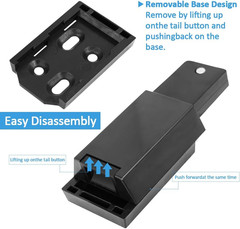 Heavy Duty Push to Open Door Latch, 2 Pack Black Magnetic Push Latches, Hidden P