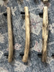 Beautiful Raw Wood/Driftwood Kitchen Handles Or Drawer Pulls (22 Total) 10”