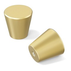 homdiy 10 Pack Brass Cabinet Knobs Gold Knobs for Dresser – Gold Drawer Knobs fo